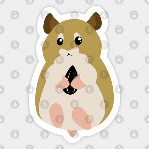 Roborovski Hamster Sticker by DeguArts